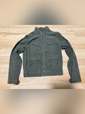 Mossimo Supply Co. Olive Green Zip Jacket